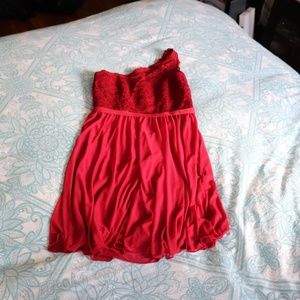 David's Bridal one shoulder dress